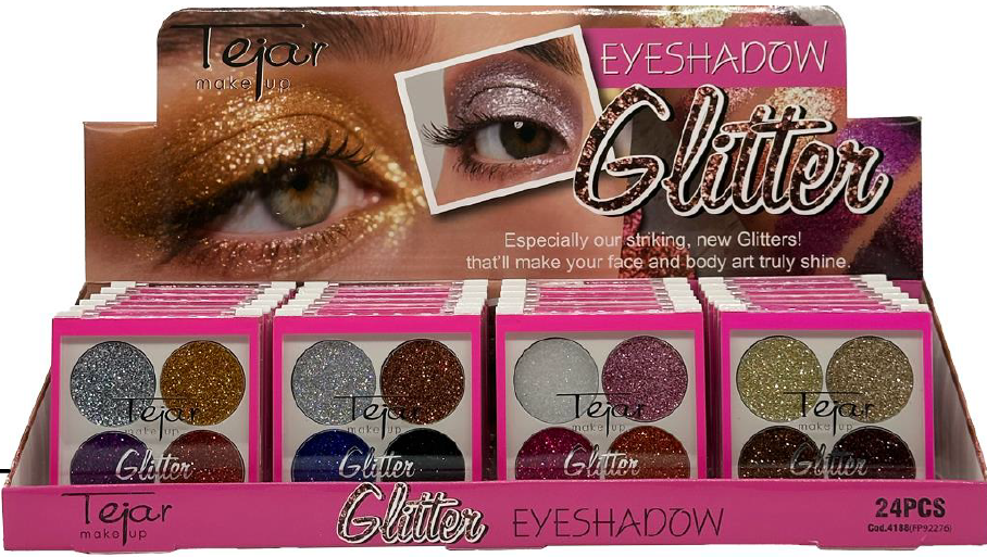 Sombra Glitter x 4 colores Art 4188