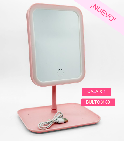 Espejo de Pie con Luz Led y USB Art 2394