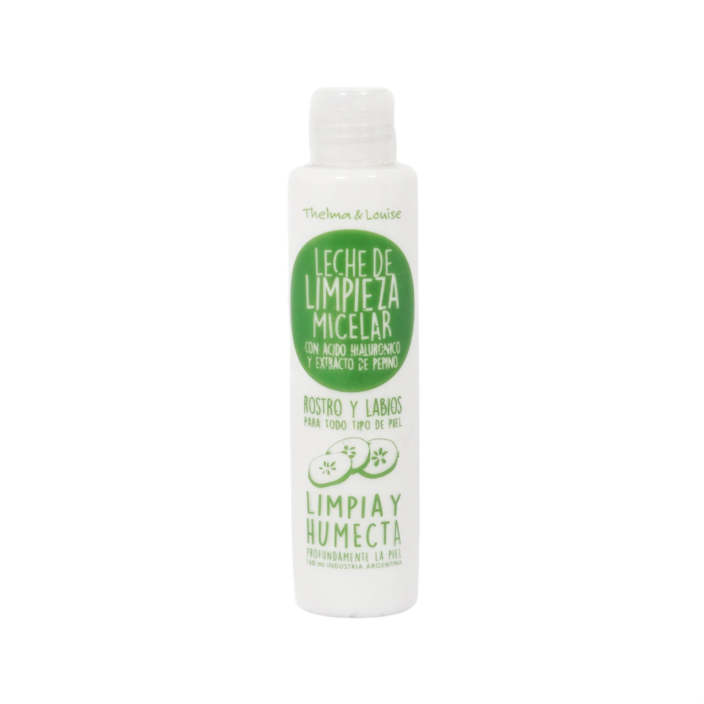 Leche de Limpieza co Acido Hialuronico, Pepino y Colageno