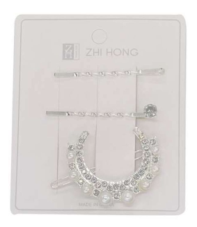 Set de Invibiles Strass x 3Unidades NB 4768