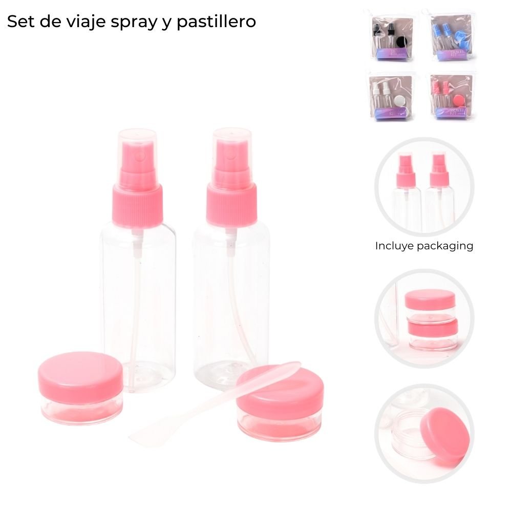 Kit de viaje x 4 piezas Art 43696