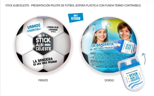 Pelota Stick Albiceleste