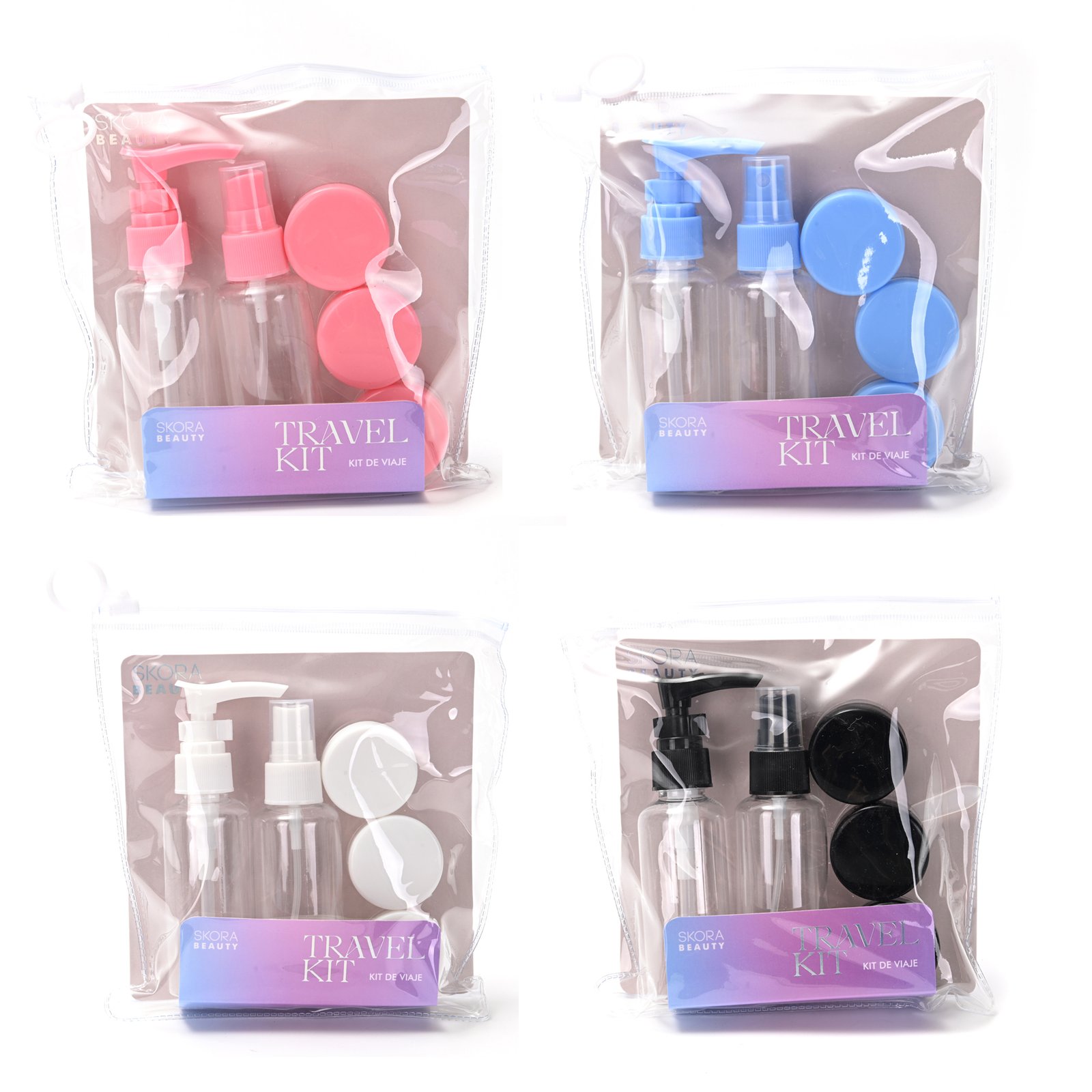 Kit de viaje x 5 piezas 43699