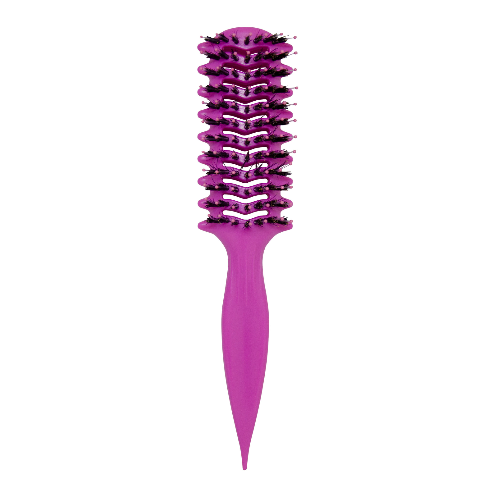 Cepillo para definir rulos combina pines flexibles y cerdas suaves C506