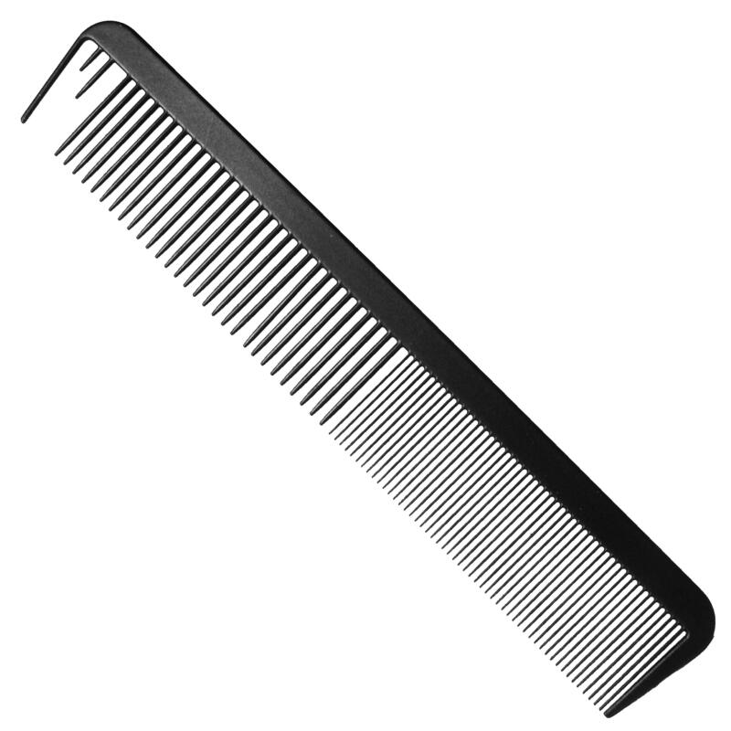 Peine Carbono grande con separador de mecha P7610
