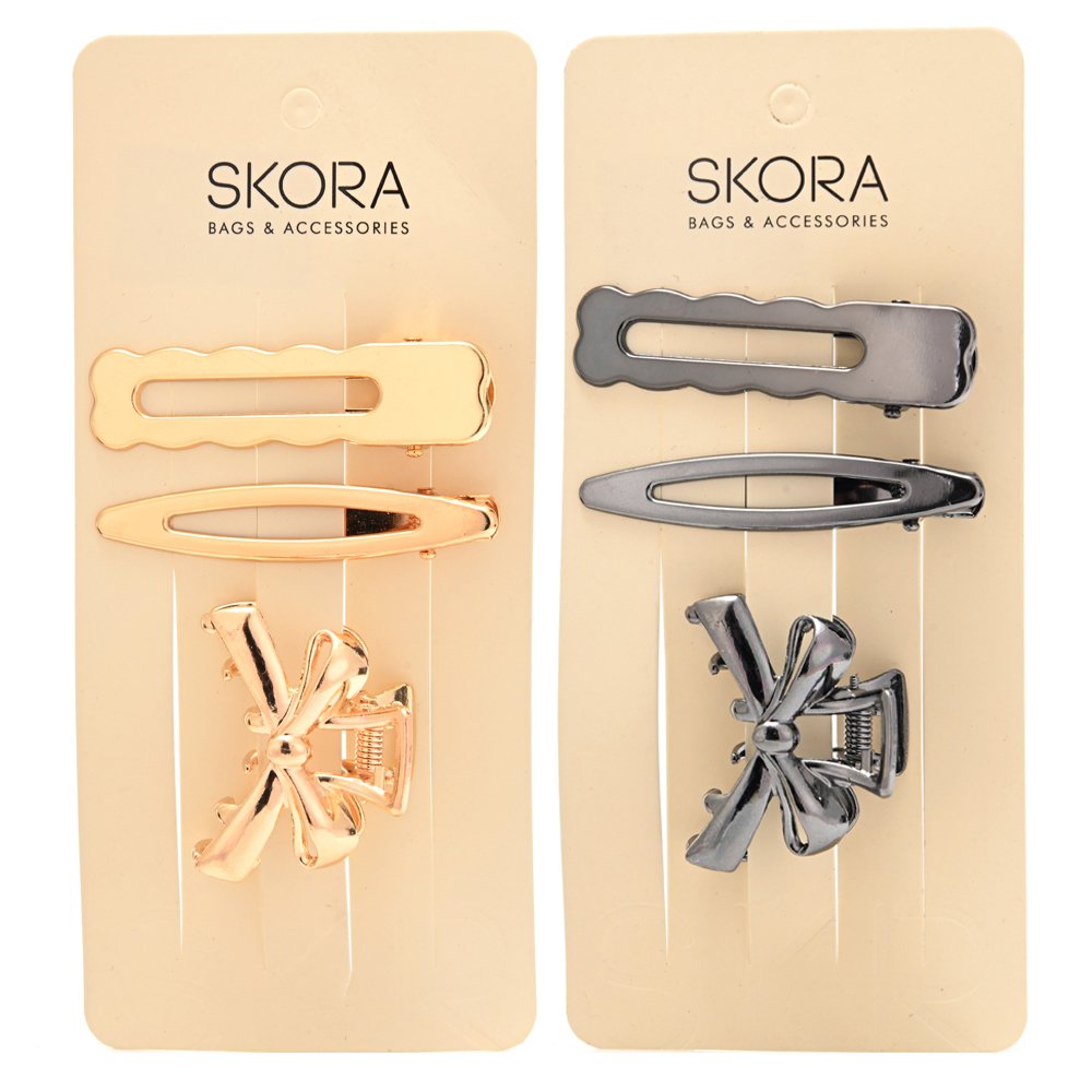 Set broche pelo x 3 u 44389