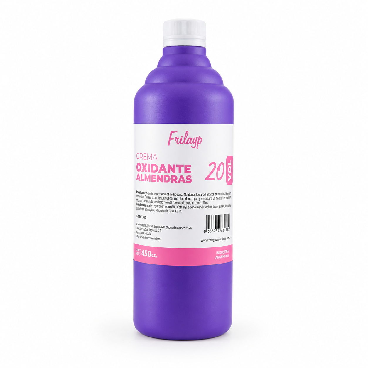 Oxidante x 20 vol Almendras x 500ml