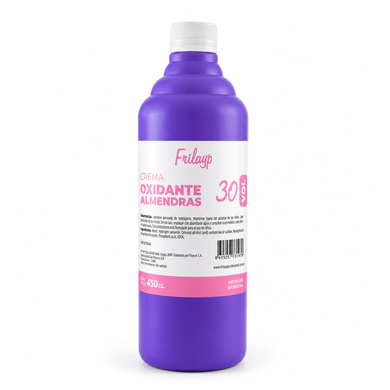Oxidante x 30 vol Almendras x 500ml
